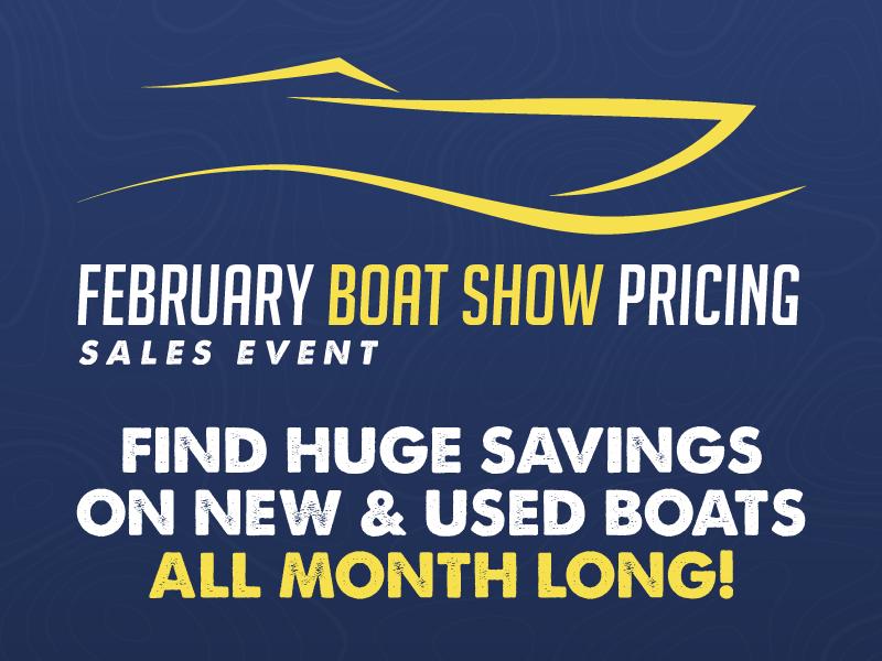 February Boat Show Pricing